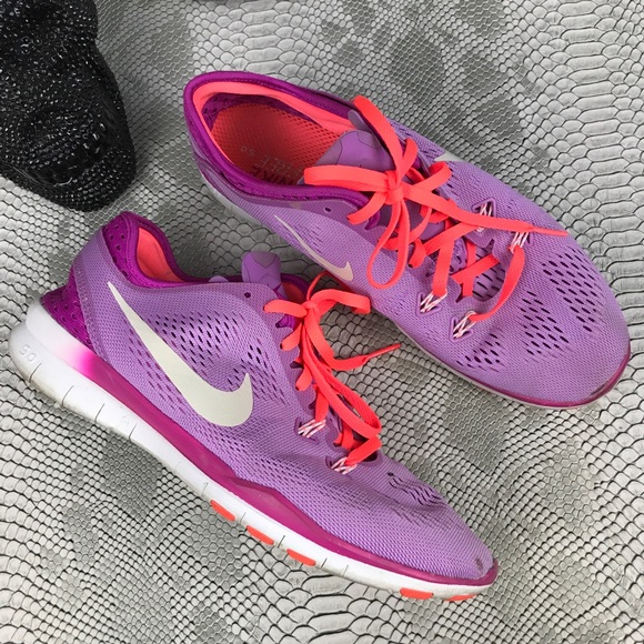 Purple Nike tr fit 5 running athletic shoes - Picture 4 of 7